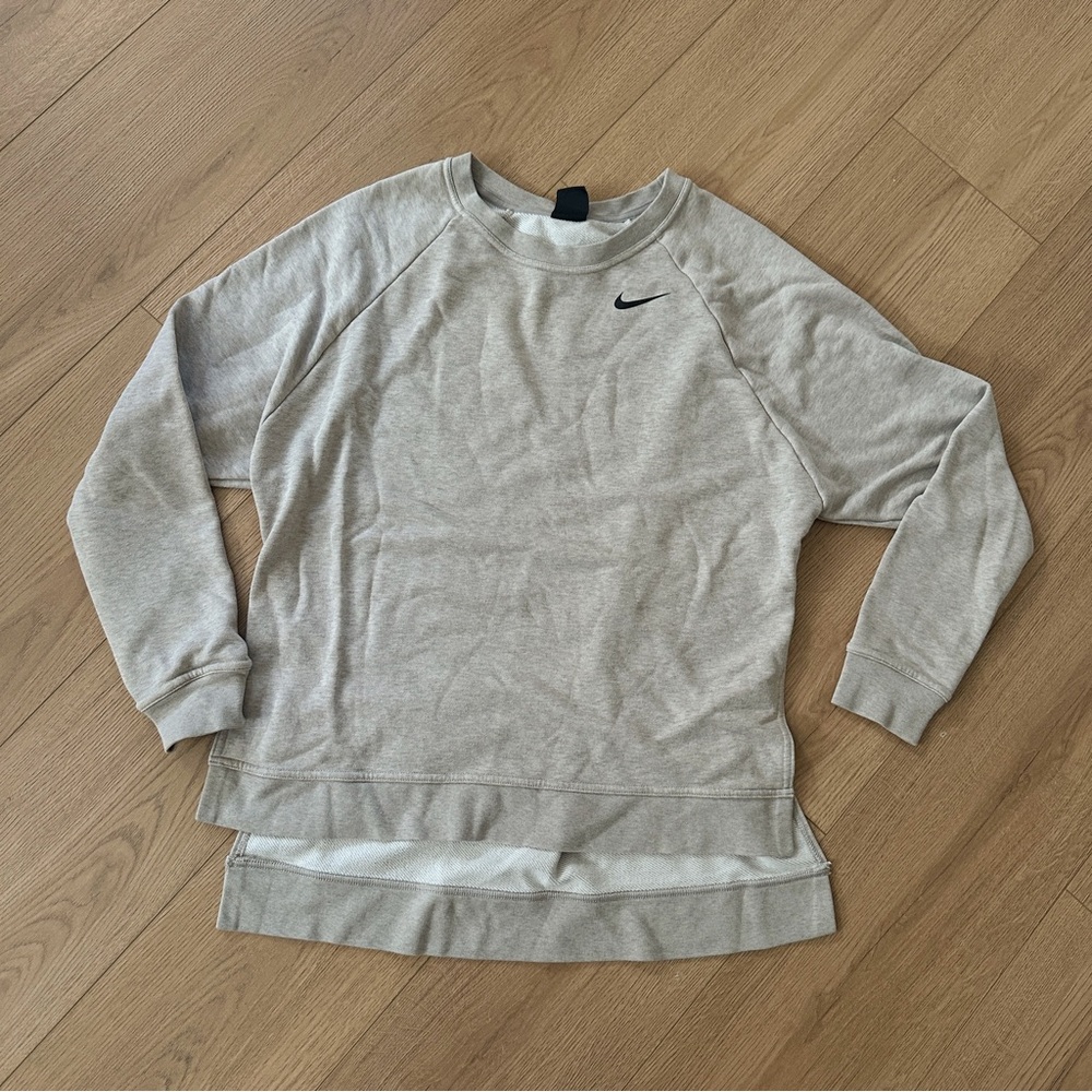 Nike Gray Oversized Crewneck